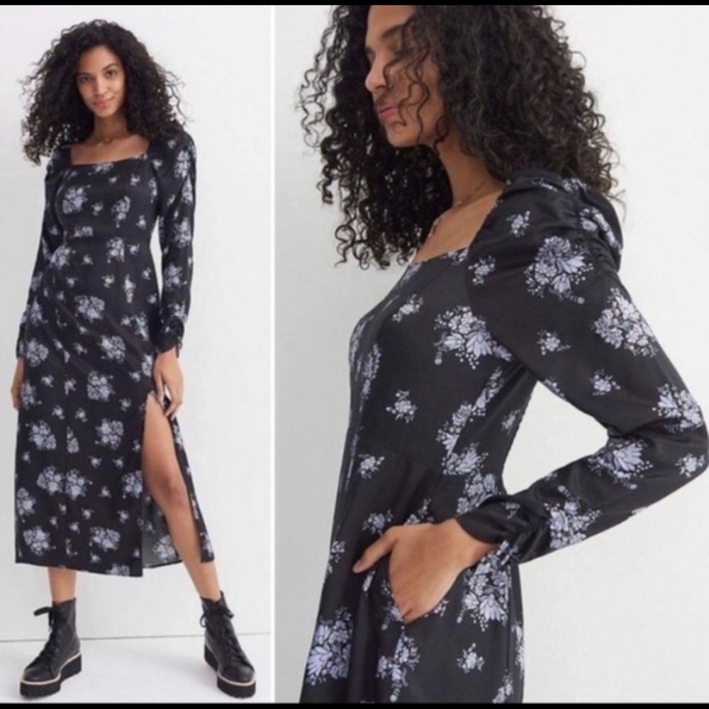 NWT Anthropologie Maeve Hedy Floral Midi Dress